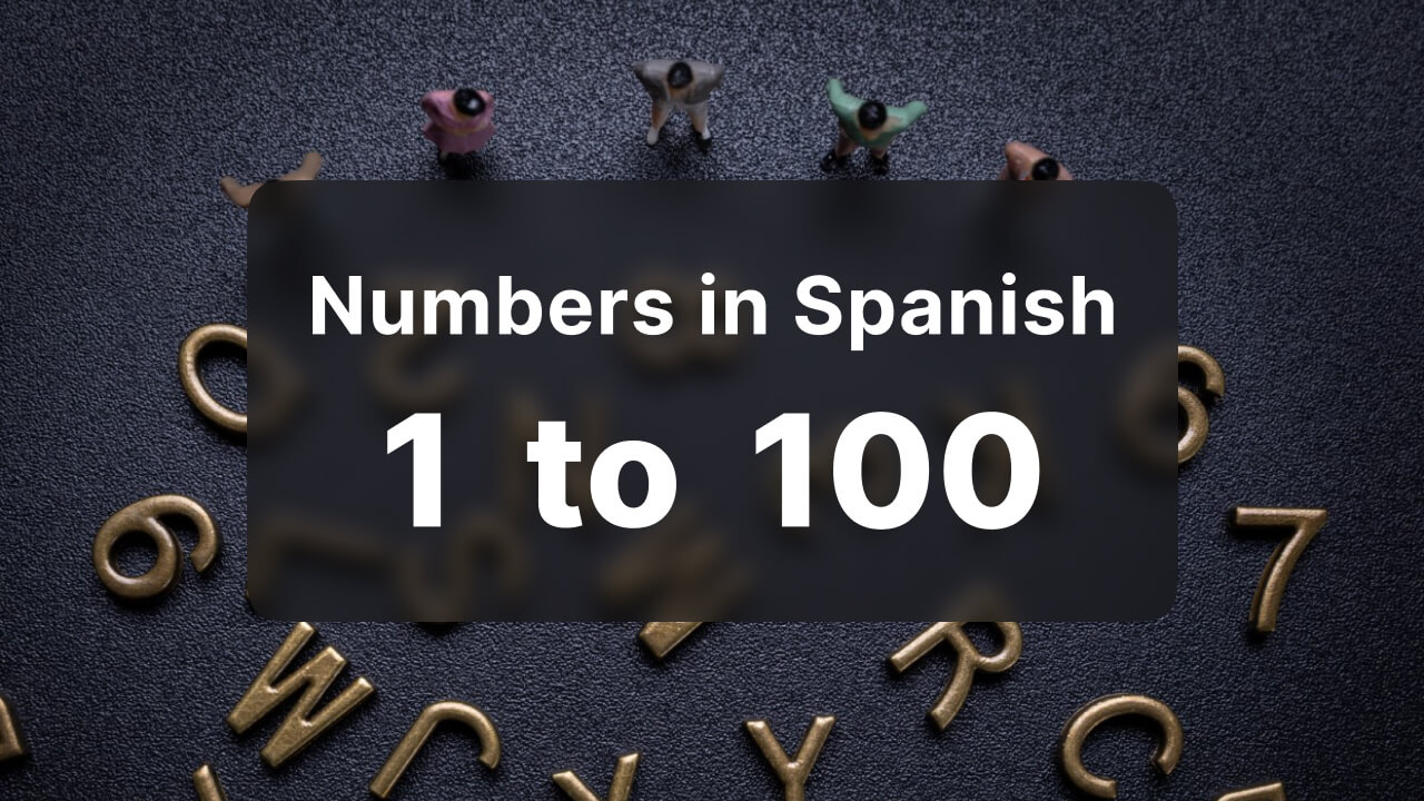 numbers in spanish 1 to 100