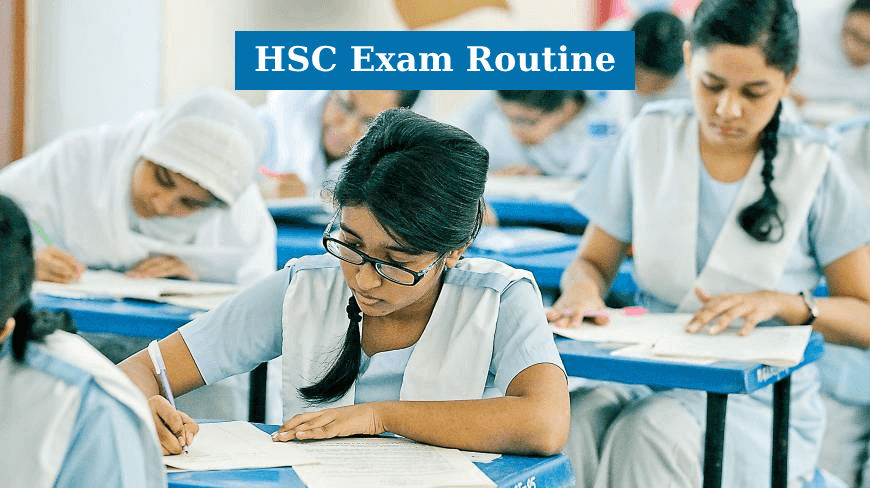 HSC Exam Routine 2023